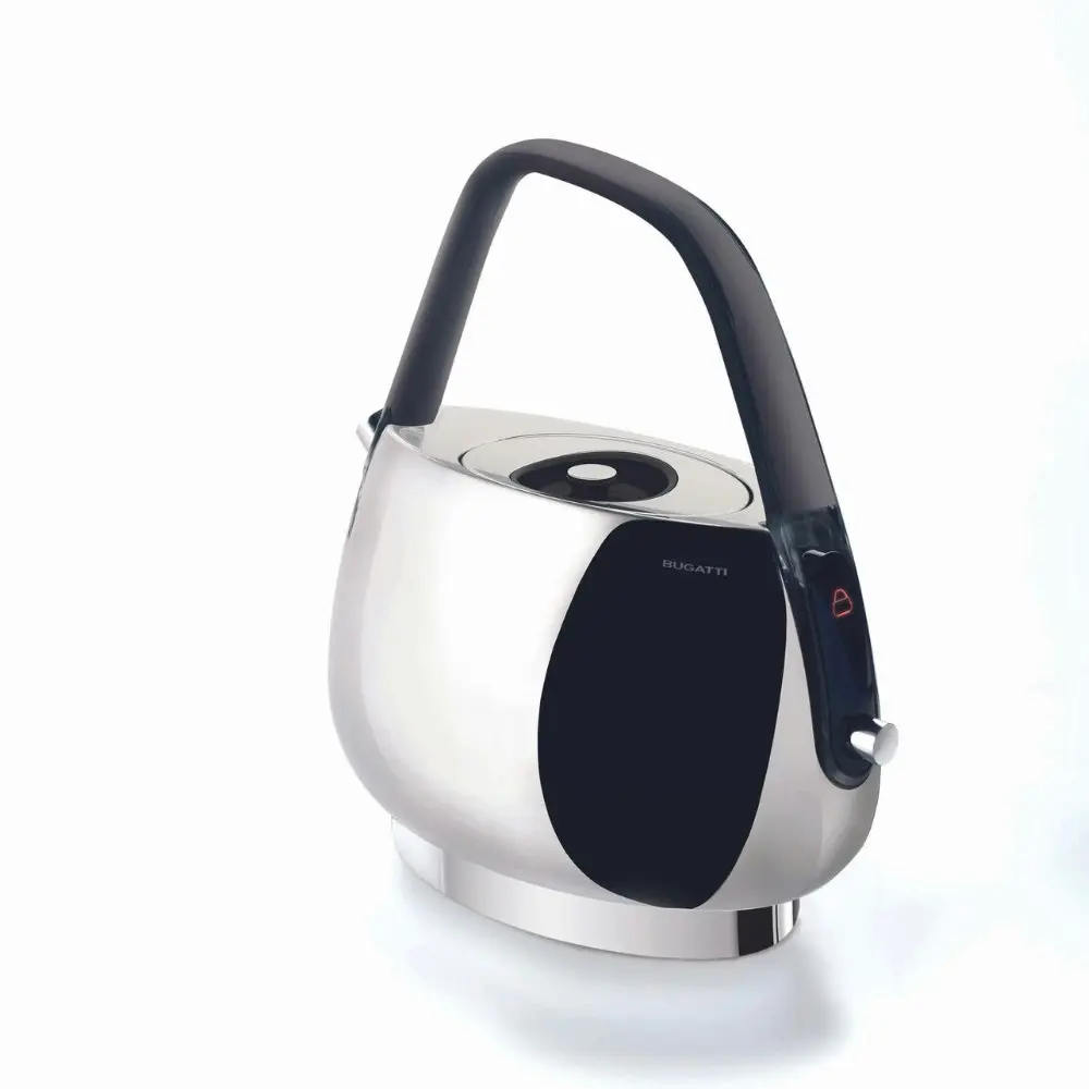 Bugatti Jackie 1. 2 Litre Kettle with Smokey Handle - Chrome