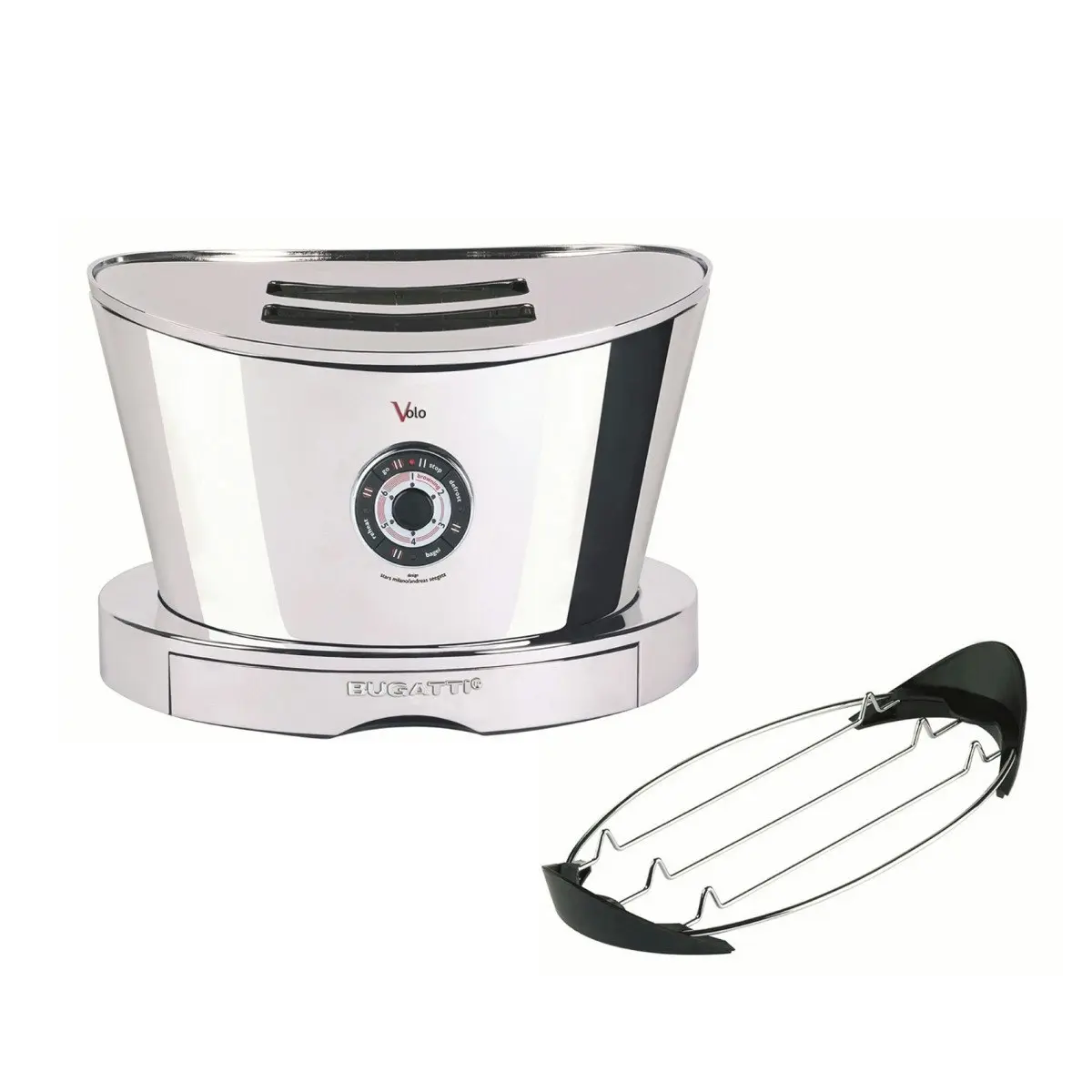 Bugatti Volo 2 Slice Toaster - White