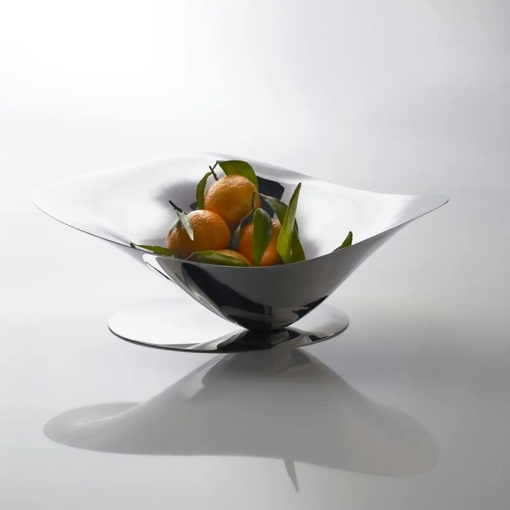 Bugatti Petalo Fruit Bowl - Inox