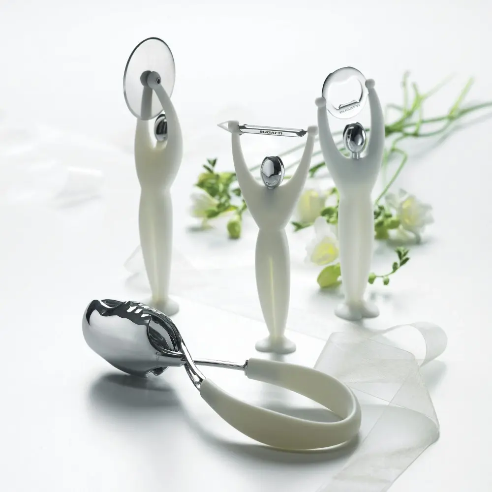 Bugatti Kiss Salad Tongs - White