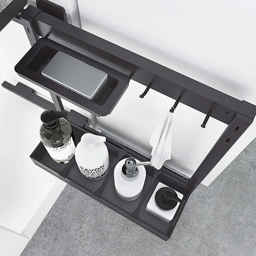 Elite Nero Undersink Pull-Out Side Mounted Kitchen Storage with Lift-Off Baskets