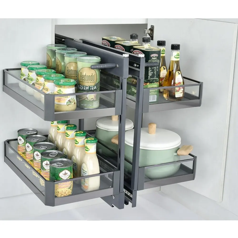 Elite Galley Magic Corner II Pull-Out Kitchen Corner Storage