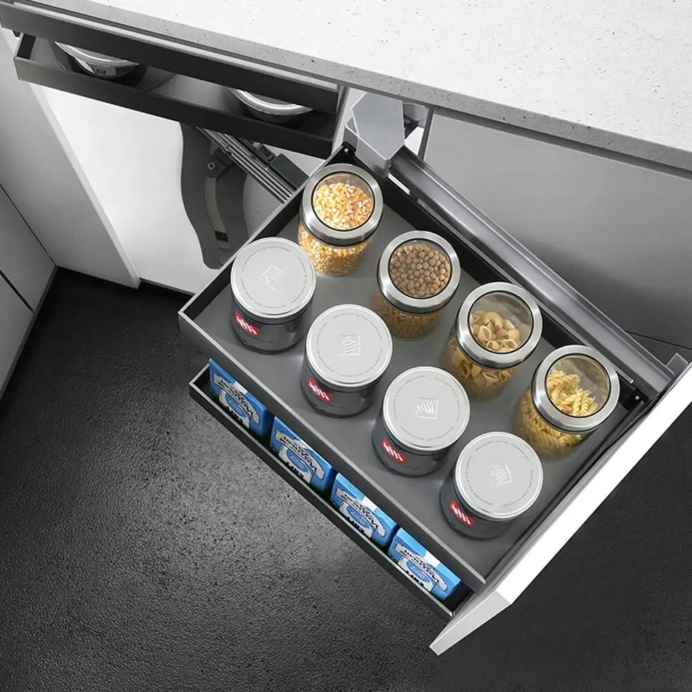 Higold Shearer Magic Corner Pull Out Right Opening Kitchen Storage (for 90cm Blind Corner)