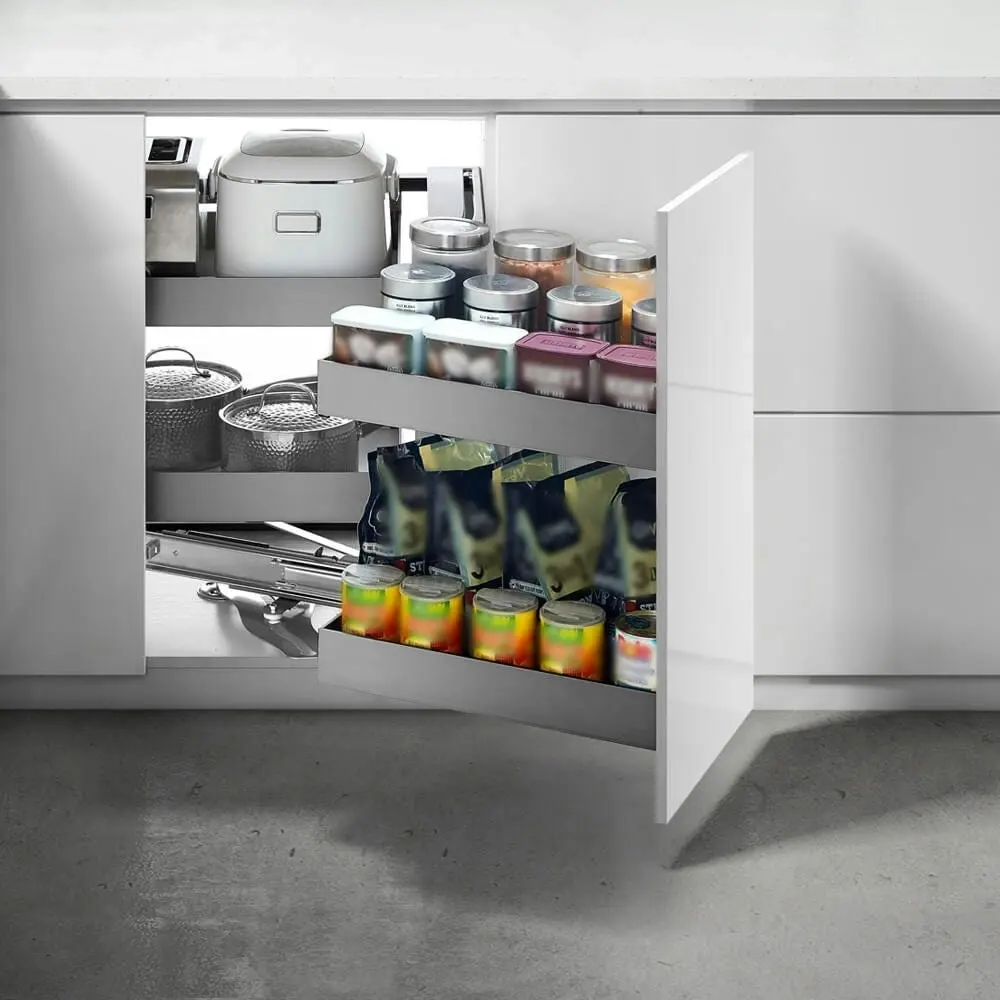 Higold Shearer Magic Corner Pull Out Right Opening Kitchen Storage (for 90cm Blind Corner)