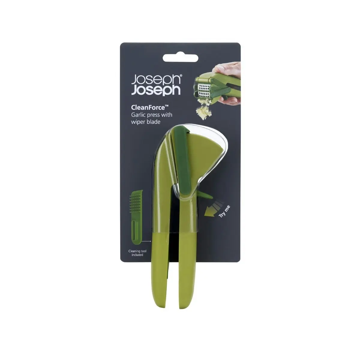 Joseph Joseph CleanForce Garlic Press - Green