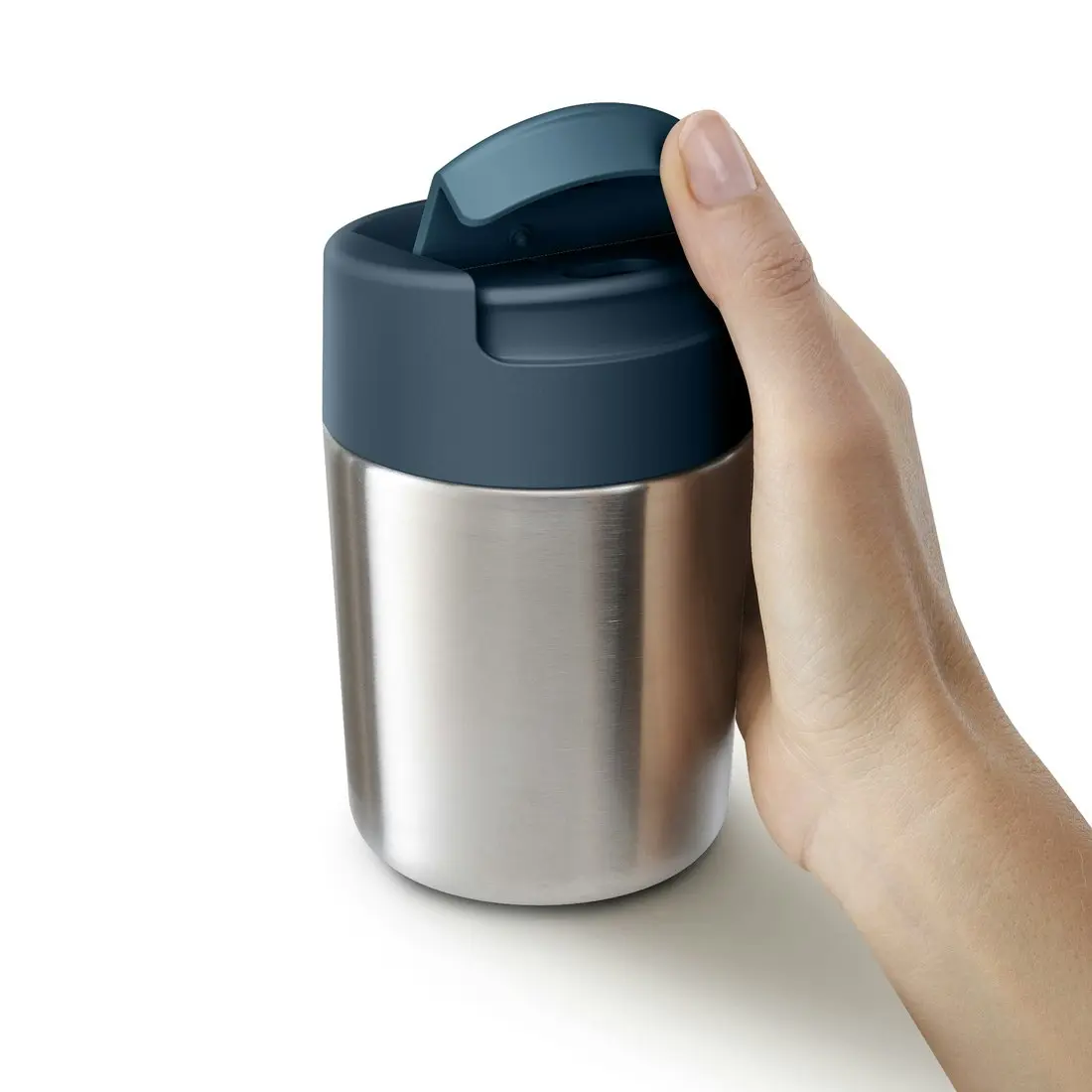 Joseph Joseph Sipp 340ml Steel Travel Mug - Anthracite