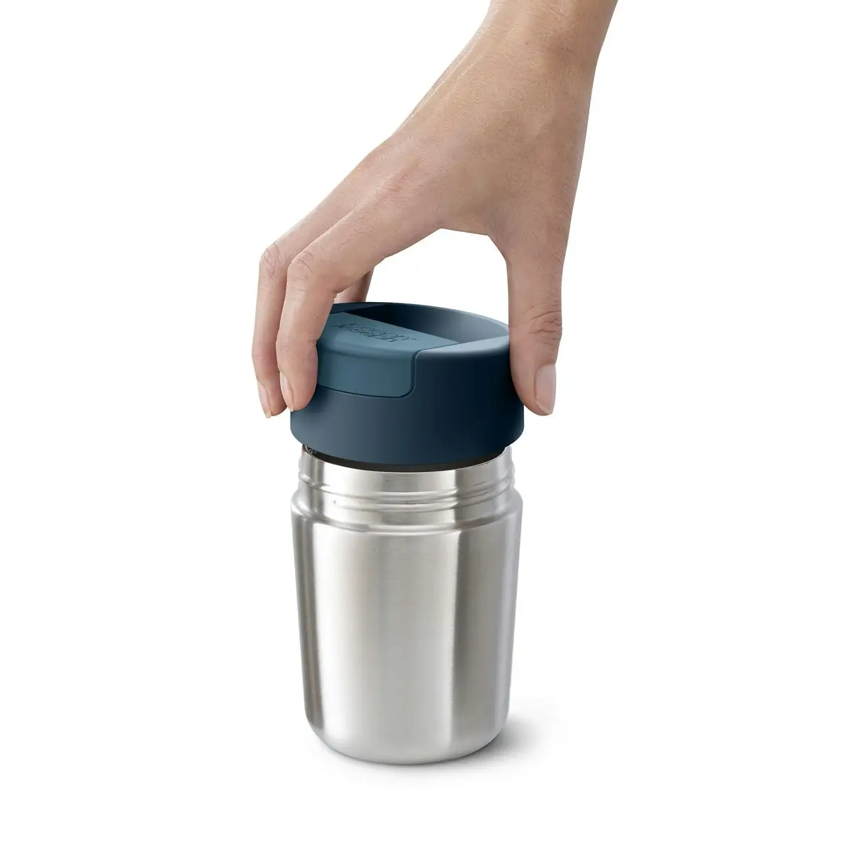 Joseph Joseph Sipp 340ml Steel Travel Mug - Anthracite