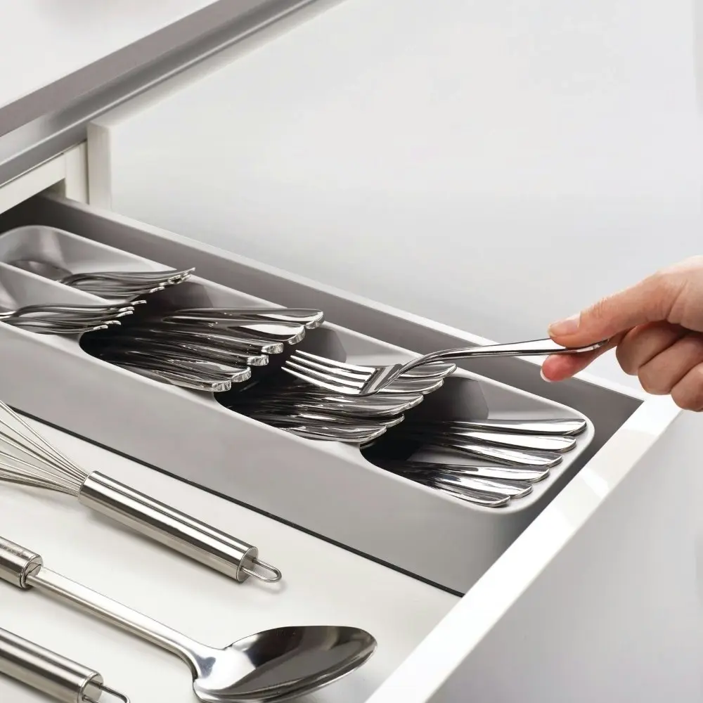 Joseph Joseph Drawerstore Compact Cutlery Organiser - Grey