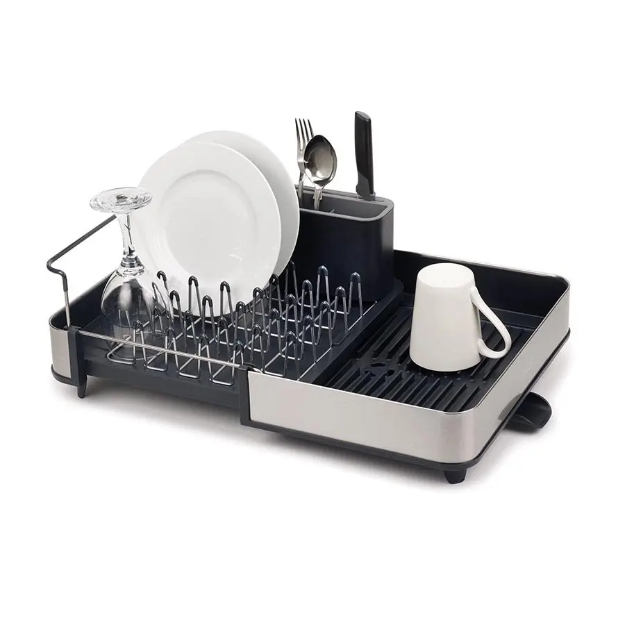 Joseph Joseph Extend Steel Dish Rack - Grey