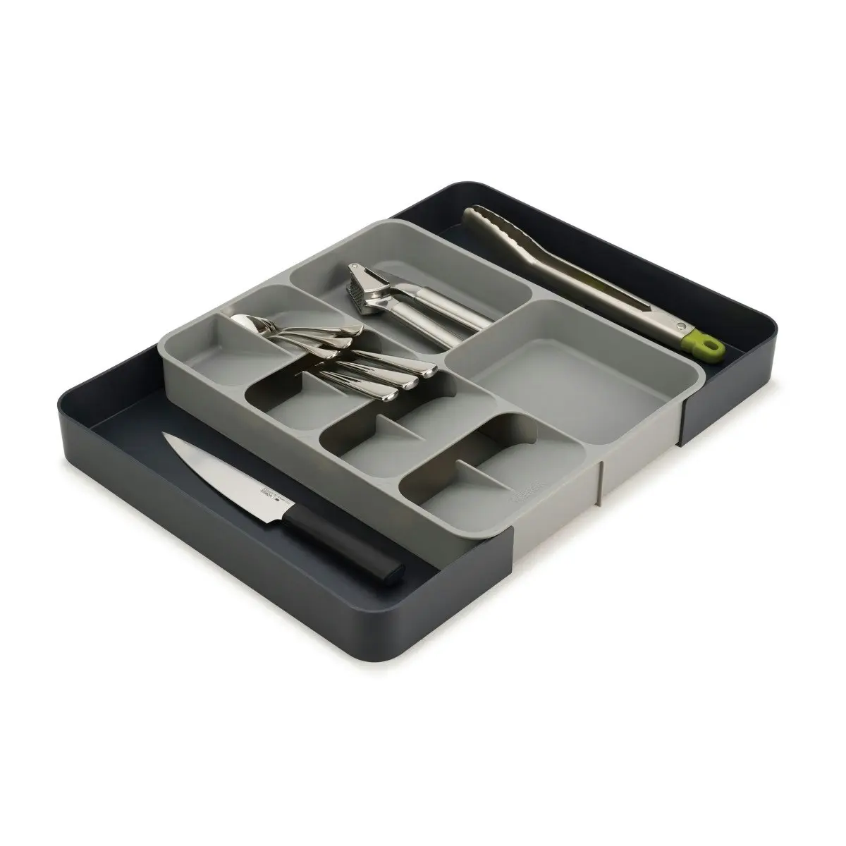 Joseph Joseph DrawerStore Expanding Cutlery&#44; Utensil & Gadgets Organiser - Grey