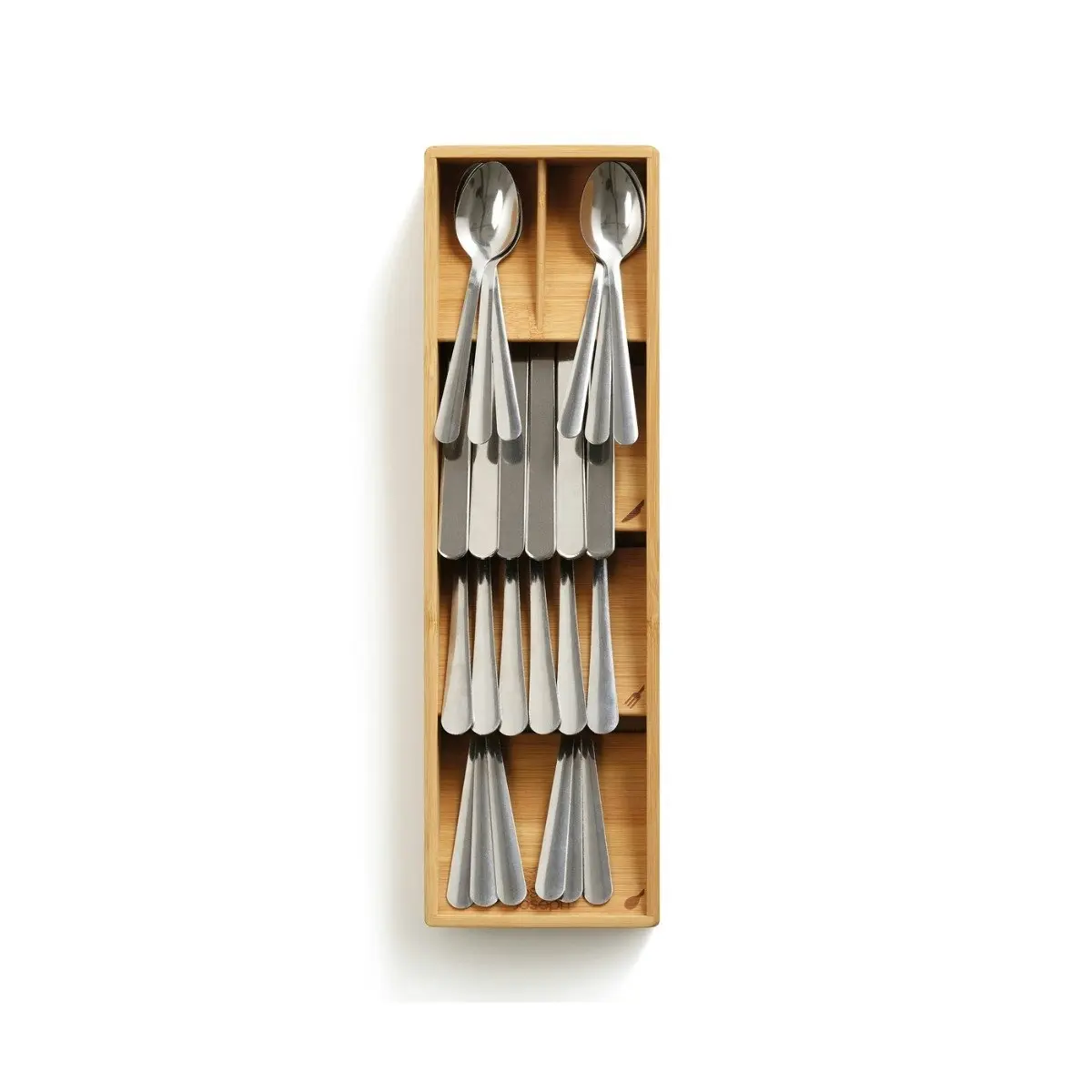 Joseph Joseph DrawerStore Bamboo Compact Cutlery Organiser