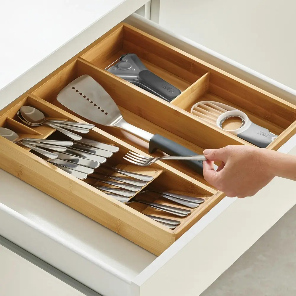 Joseph Joseph DrawerStore Bamboo Cutlery&#44; Utensil & Gadget Organiser