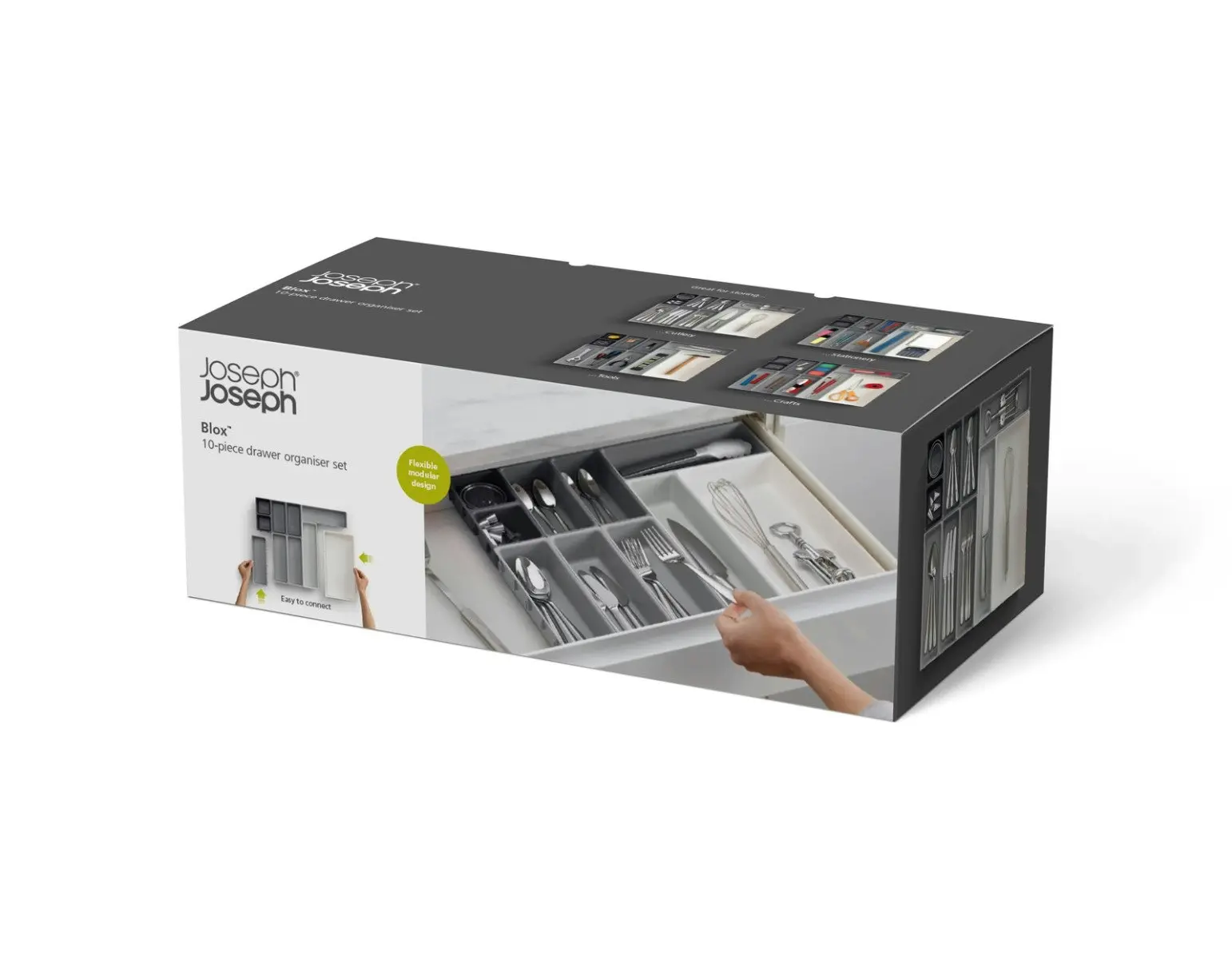 Joseph Joseph Blox 10 Piece Drawer Organiser Set