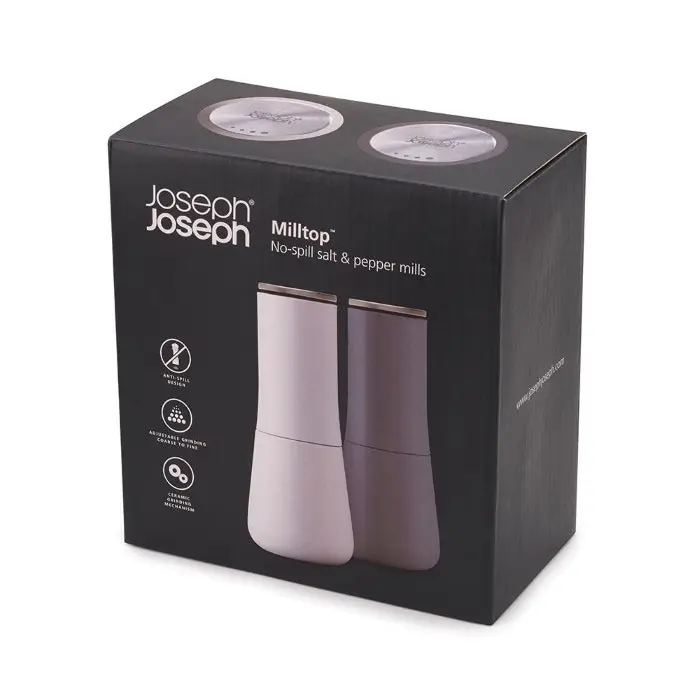 Joseph Joseph Milltop Non-spill Salt and Pepper Set