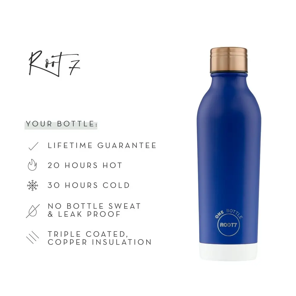 Root7 OneBottle 500ml Drink Bottle - Blueberry Split