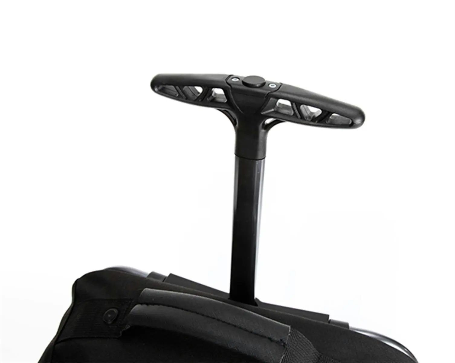 Suissewin Swiss Wheeled Bag Lightweight Big Wheels Carry On Travel Suitcase Rolling Tote SN19350 Black