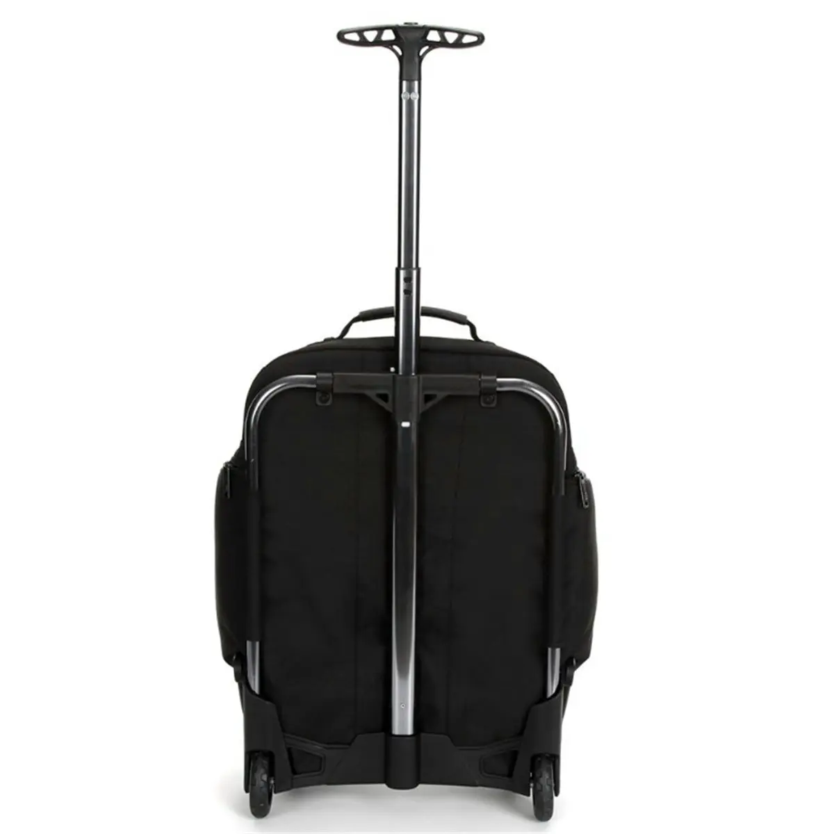 Suissewin Swiss Wheeled Bag Lightweight Big Wheels Carry On Travel Suitcase Rolling Tote SN19350 Black