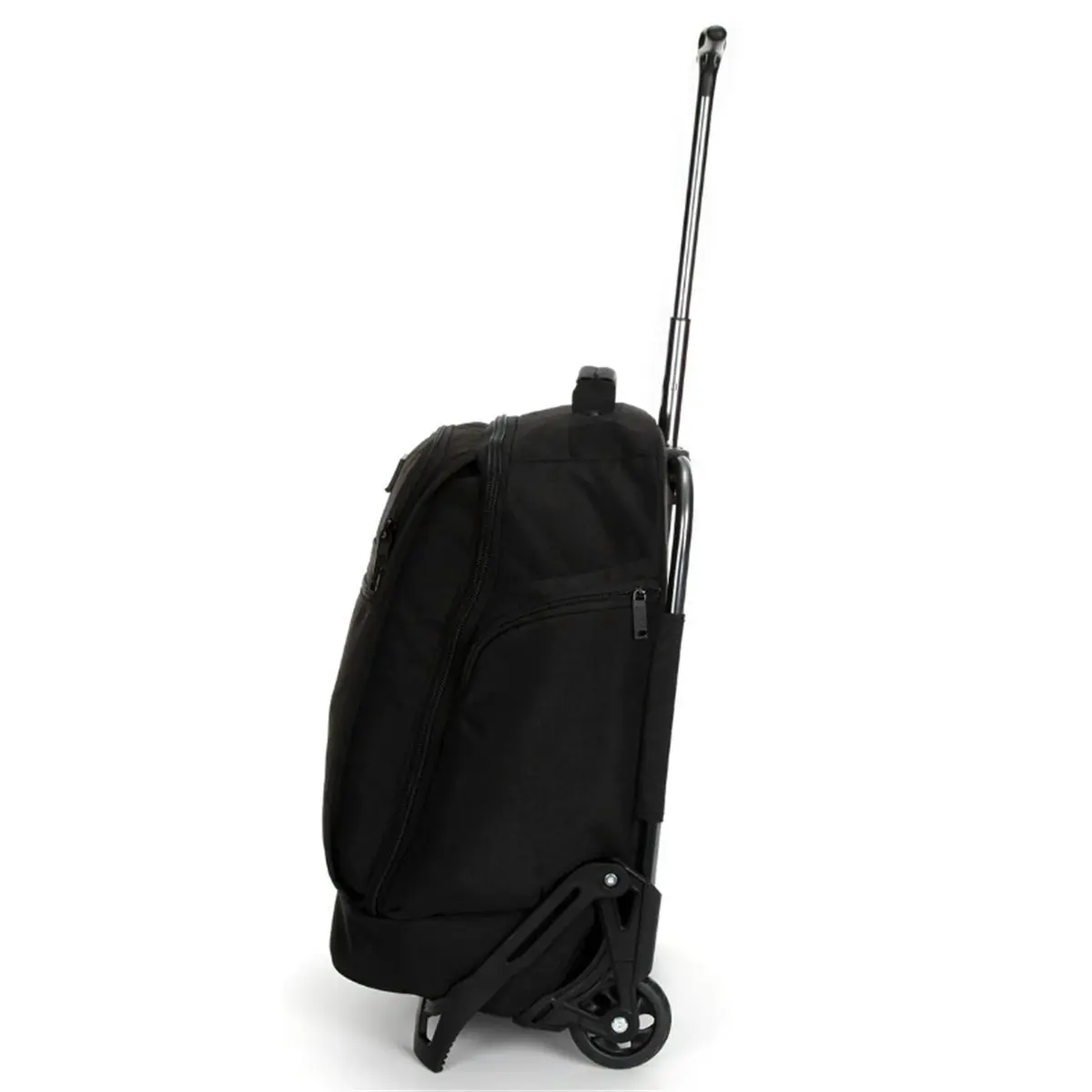 Suissewin Swiss Wheeled Bag Lightweight Big Wheels Carry On Travel Suitcase Rolling Tote SN19350 Black