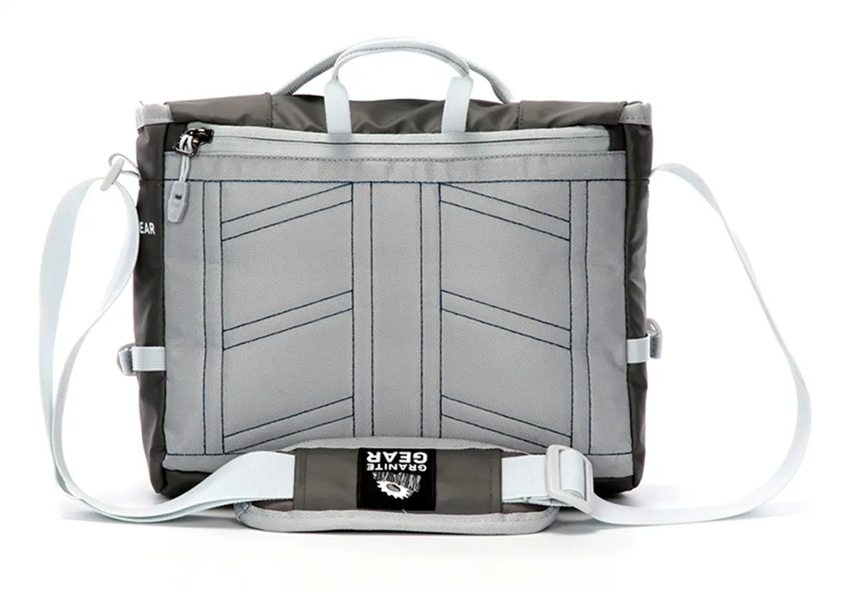 Granite Gear Water-Resistant Satchel Travel Messenger Bag Daily iPad shoulder Bag G7063-2-Grey