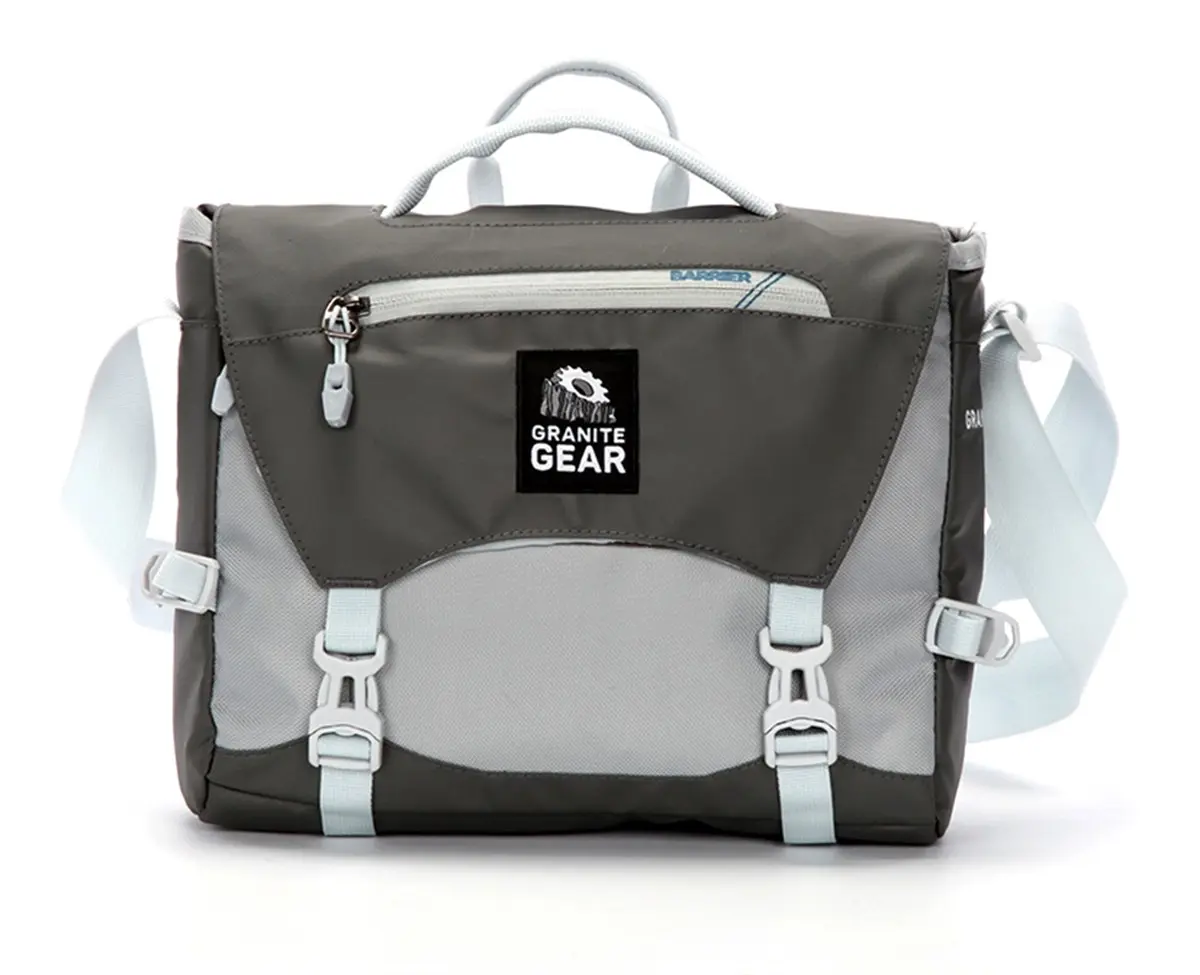 Granite Gear Water-Resistant Satchel Travel Messenger Bag Daily iPad shoulder Bag G7063-2-Grey