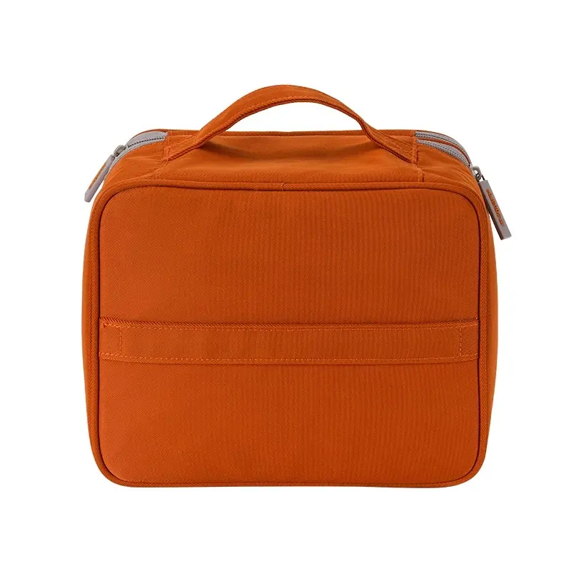 M Square Travel Gear Large Capacity Multi-Functional Cosmetic Makeup Bag Orange