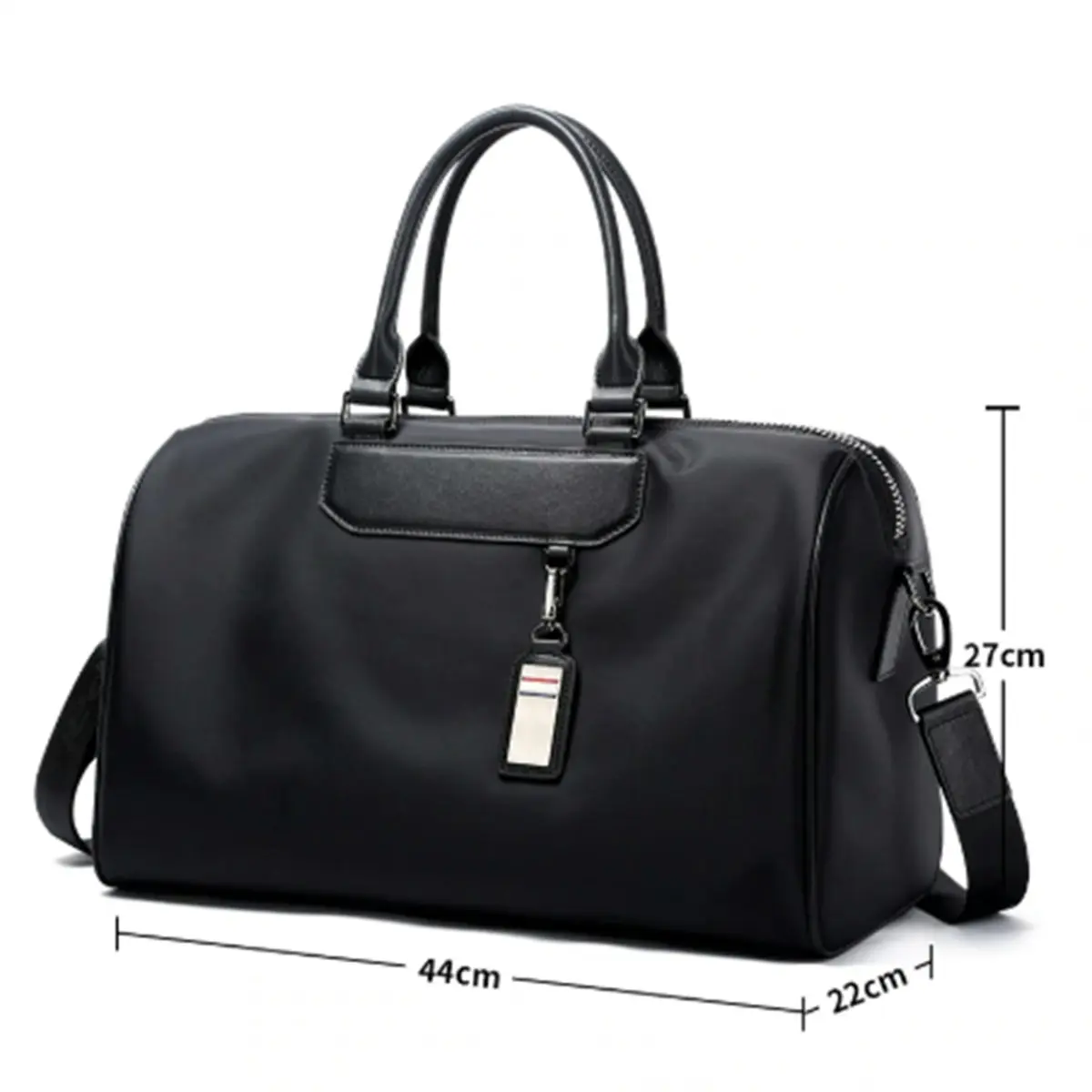 Bopai Luxury Waterproof Foldable Cross-body Travel Gym Sport Duffle Bag Luggage Hand Bag B3021 Black