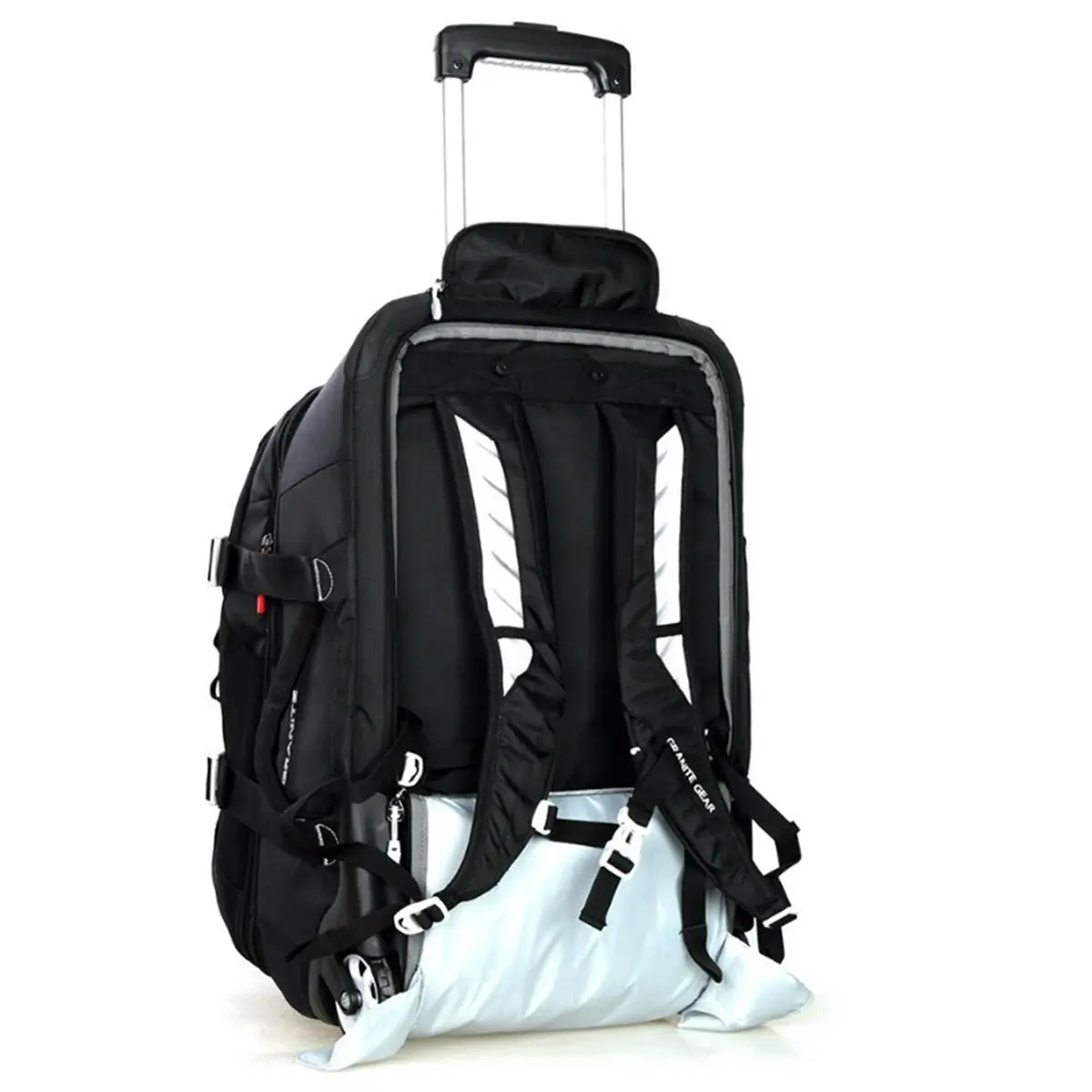 Granite Gear Wheeled Duffle 2PCS Set Separable Backpack With Wheel Suitcase Luggage Tote Carry On G2024-0001