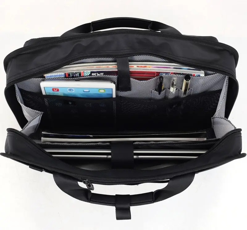 Swisswin Swiss Water-Resistant 15.6" Laptop Bag Business Travel Briefcase Black SW08961