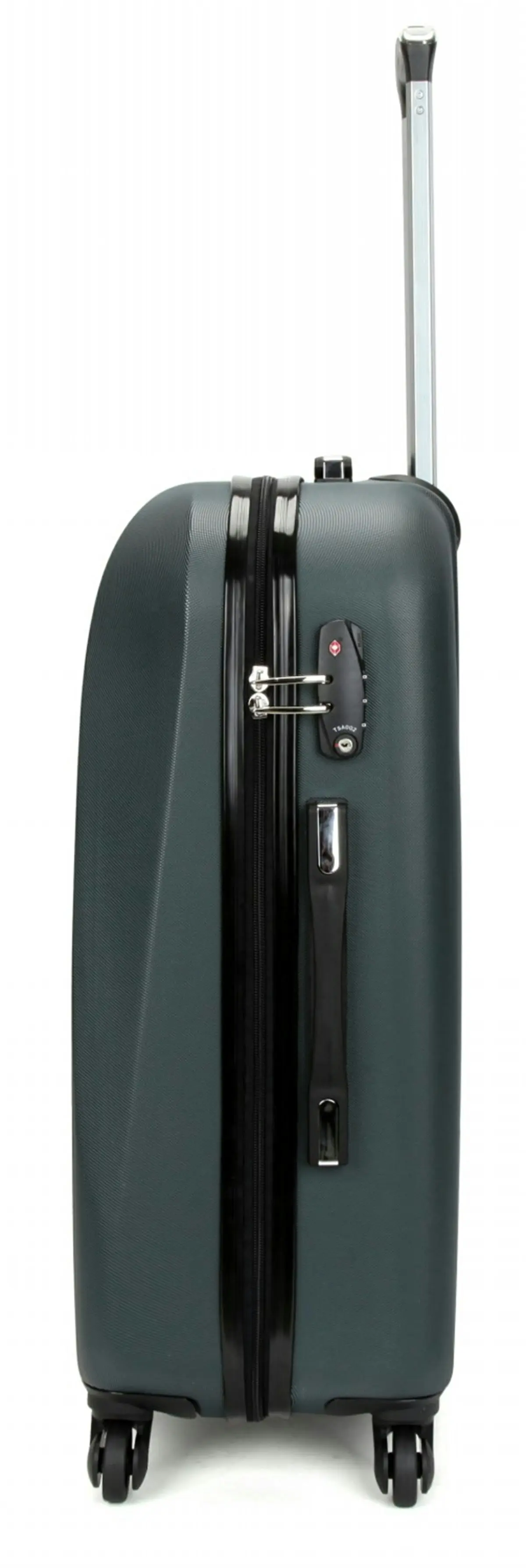 Suissewin Swiss Luggage Suitcase Lightweight With TSA Locker 360 Degree Rolling Carry on Hardcase SN6104A Grey