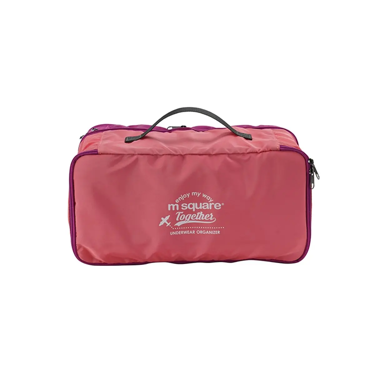 M Square Travelgear Double Layer Underwear Storage Bag Pink