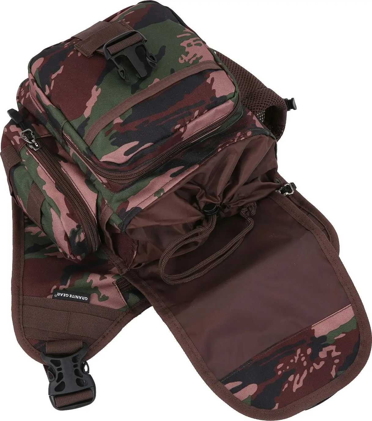 Granite Gear Waterproof Funny Bag Travel Bum Bag Camping Hiking Cross Shoulder Bag G7556 Camouflage