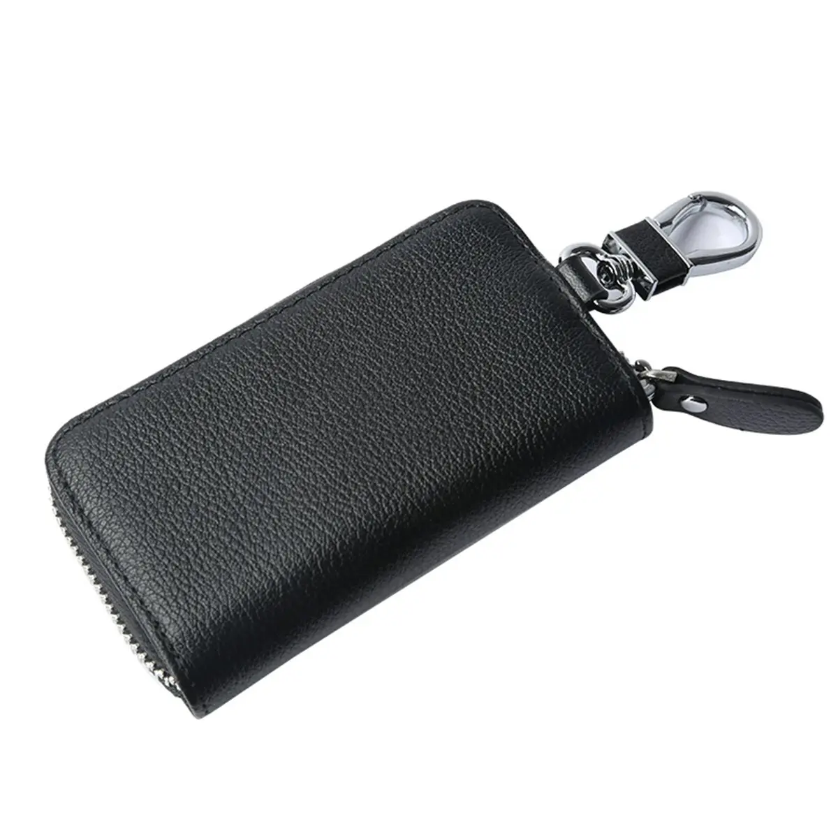 Bopai Luxury Style Genuine Leather Wallet Car Key Holder Keys Organizer Bag Keychain Pouch B7221