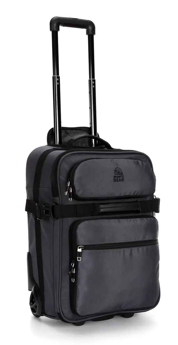 Granite Gear Luggage Wheeled Duffle Lightweight With Wheel SofeCase Carry On Travel Suitcase G8500A