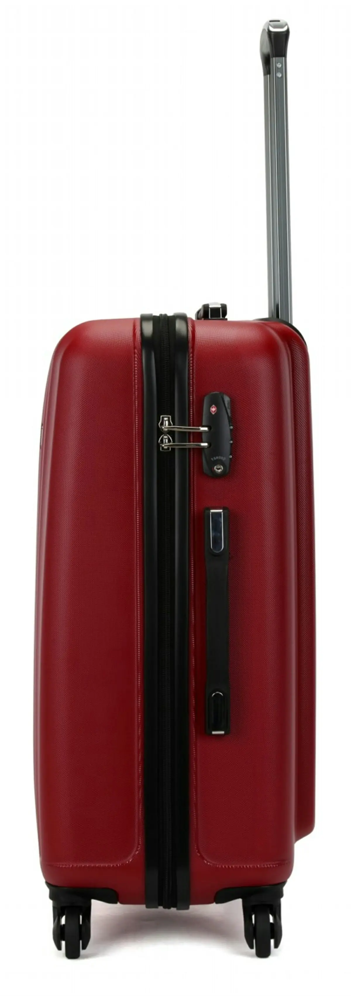 Suissewin Swiss Luggage Suitcase Lightweight TSA locker rolling HardCase 3 PCS Set SN9750ABC Red