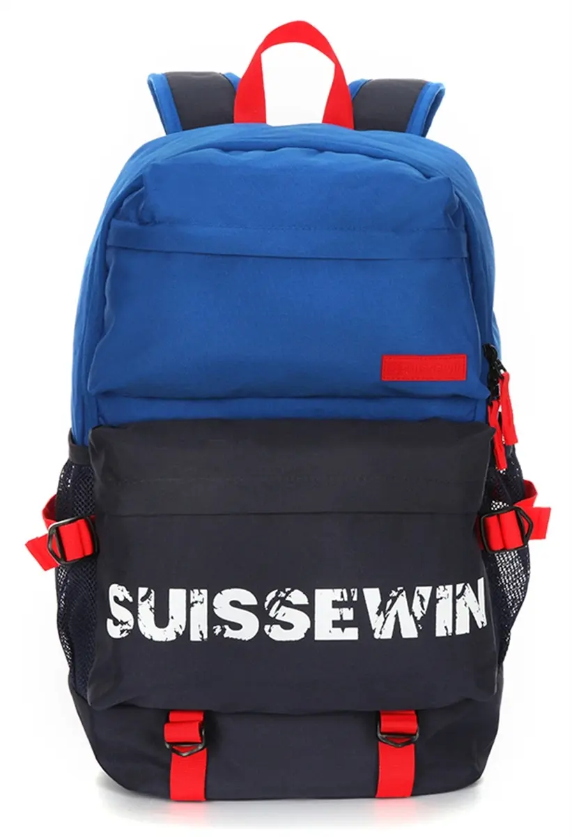 Suissewin Swiss Daily Backpack Kids School backpack Travel Shoulder Bag SNK17010 Blue