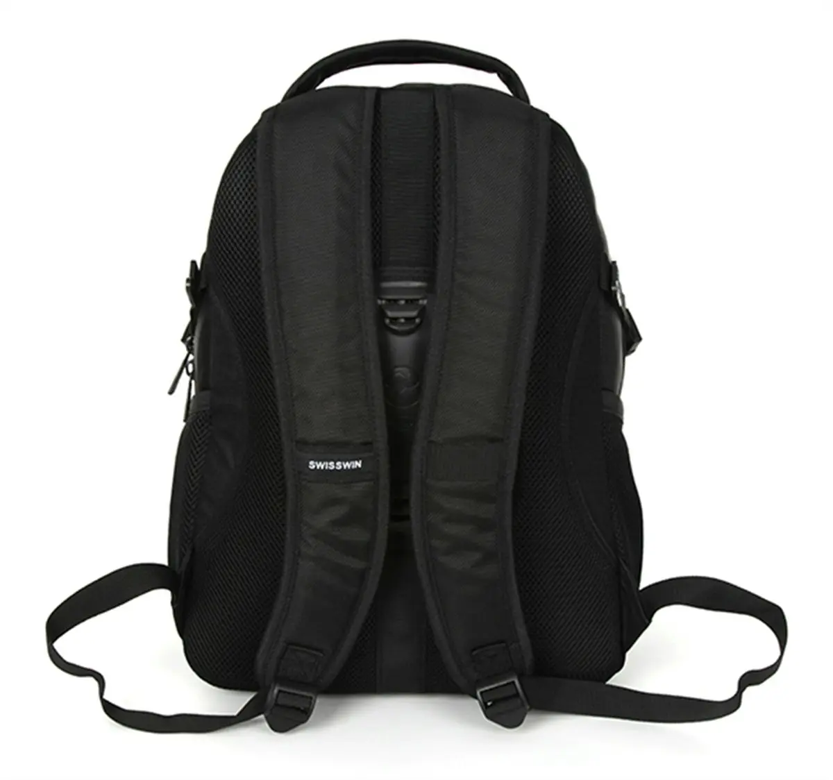 Swisswin Swiss waterproof 15.6" laptop Backpack School backpack Travel Backpack SW1871 Black