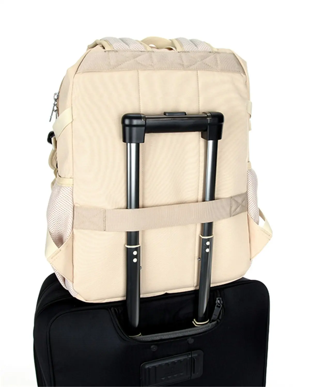 Suissewin Swiss Water-Resistant15.6" Laptop Backpack School Backpack Travel Shoulder Bag SN99672 Beige