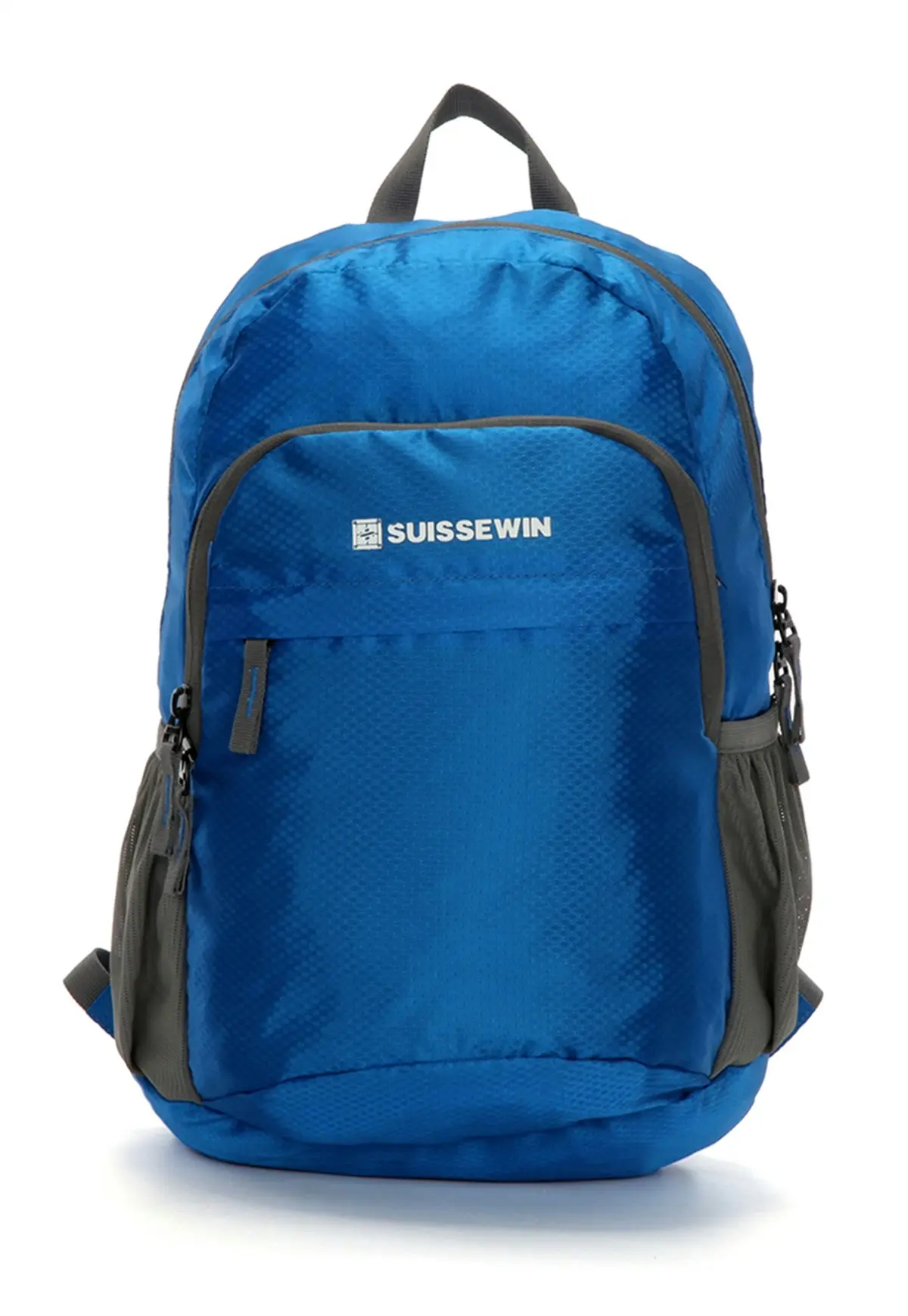 Suissewin Swiss Water-Resistant Folding Backpack Kids Travel Shoulder Bag SNK2308 Blue