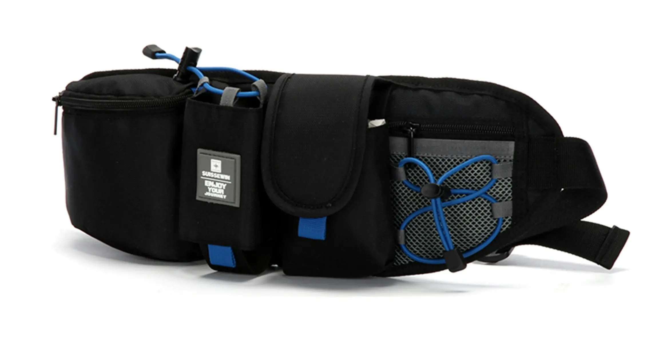 Suissewin Swiss Water-Resistant Fanny Pack Travel Bum Bag Daily Cross Shoulder Bag SNK2207 Blue