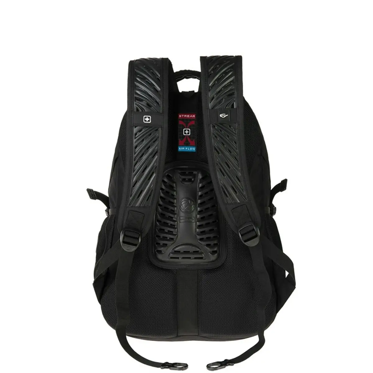 Swisswin Swiss waterproof 15.6" laptop Backpack School backpack Travel Backpack SW9017-Black