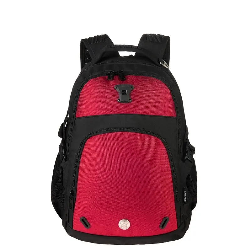 Swisswin Swiss Water-Resistant 15.6" Laptop Backpack School Backpack Travel Shoulder Bag SW9017 Red