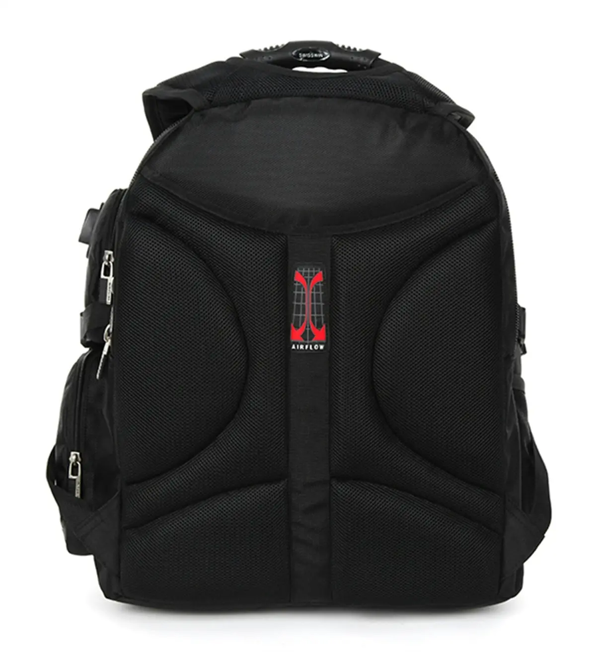 Swisswin Swiss Water-Resistant 15.6" laptop Backpack School backpack Travel Backpack SW09810 Black