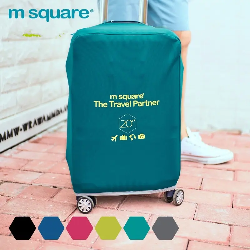 M Square 20" Protective Suitcase Cover Blue