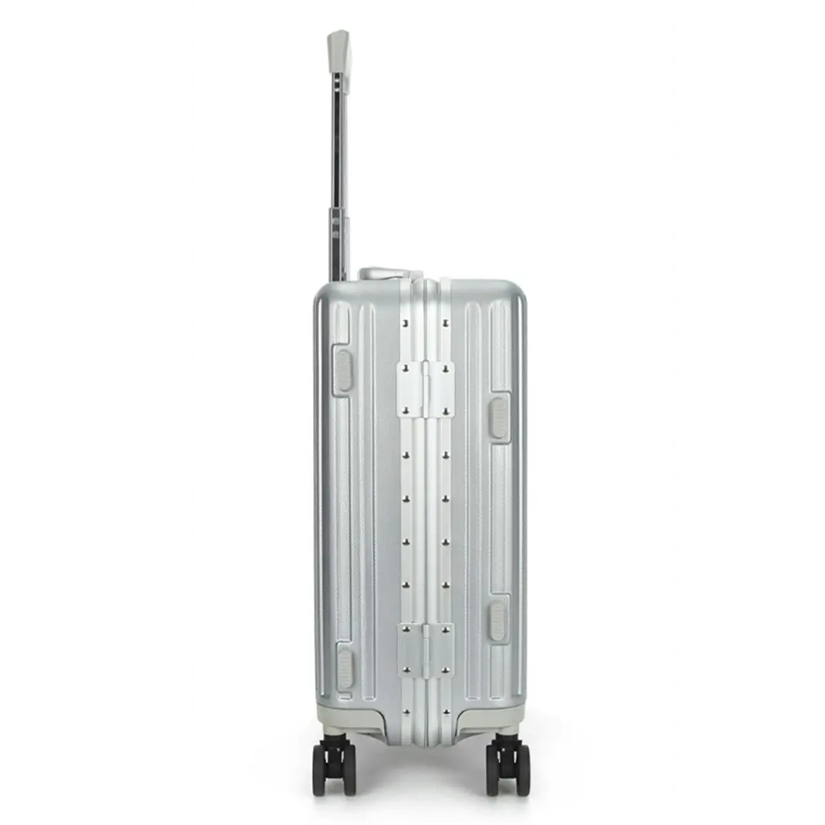 Suissewin Swiss Check In Aluminium Luggage Suitcase Lightweight - TSA lock HardCase 28" Silver