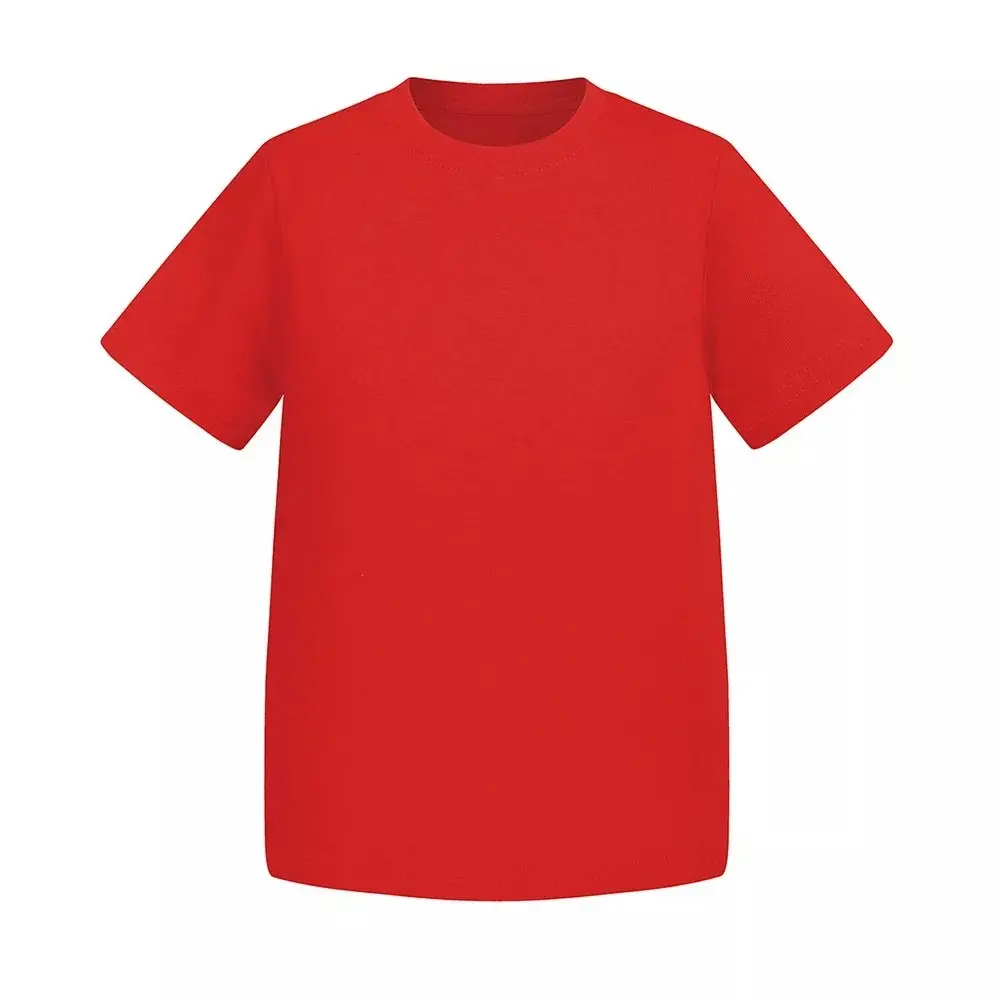 Kids Cotton Crew Neck T-Shirt