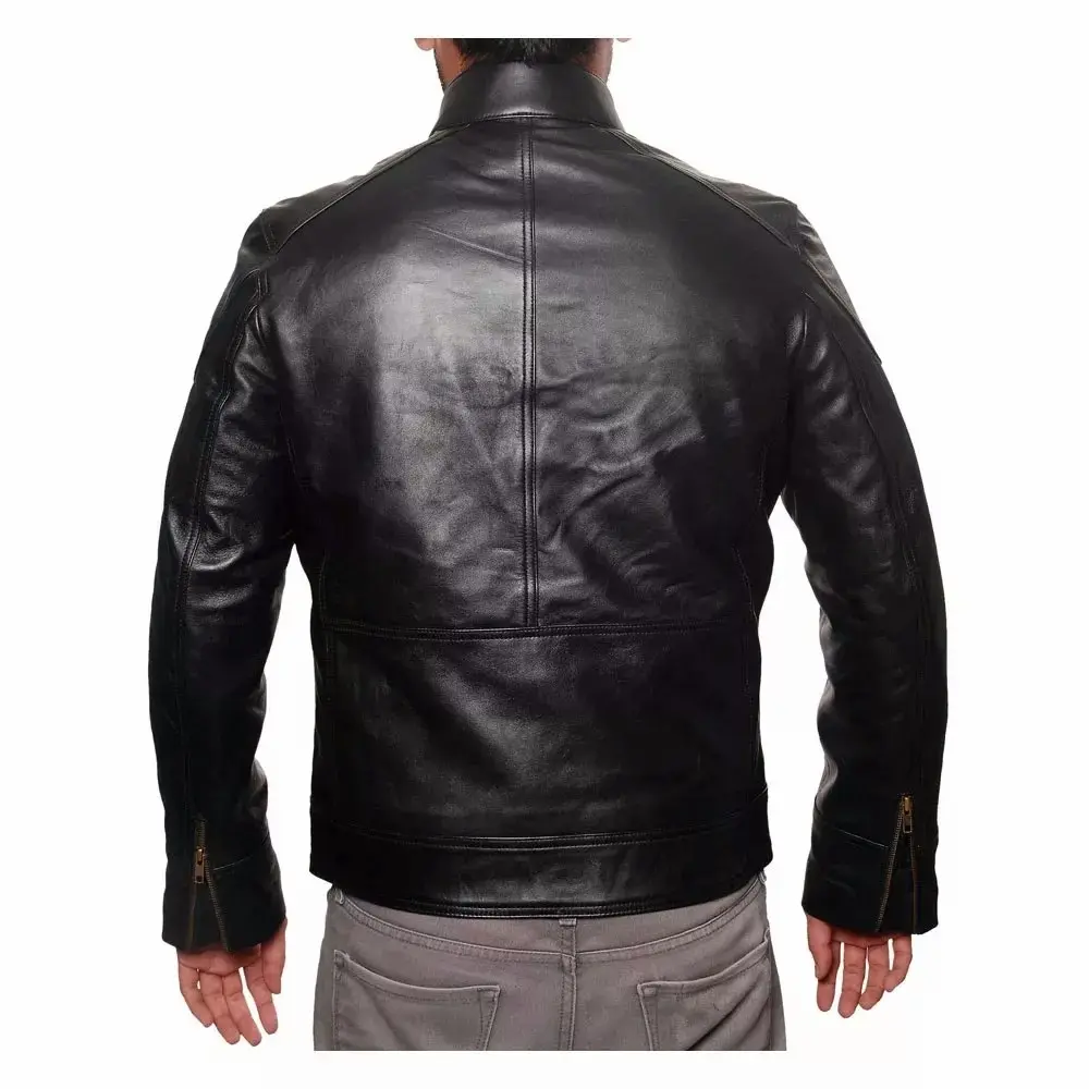 Dean Black Leather Jacket