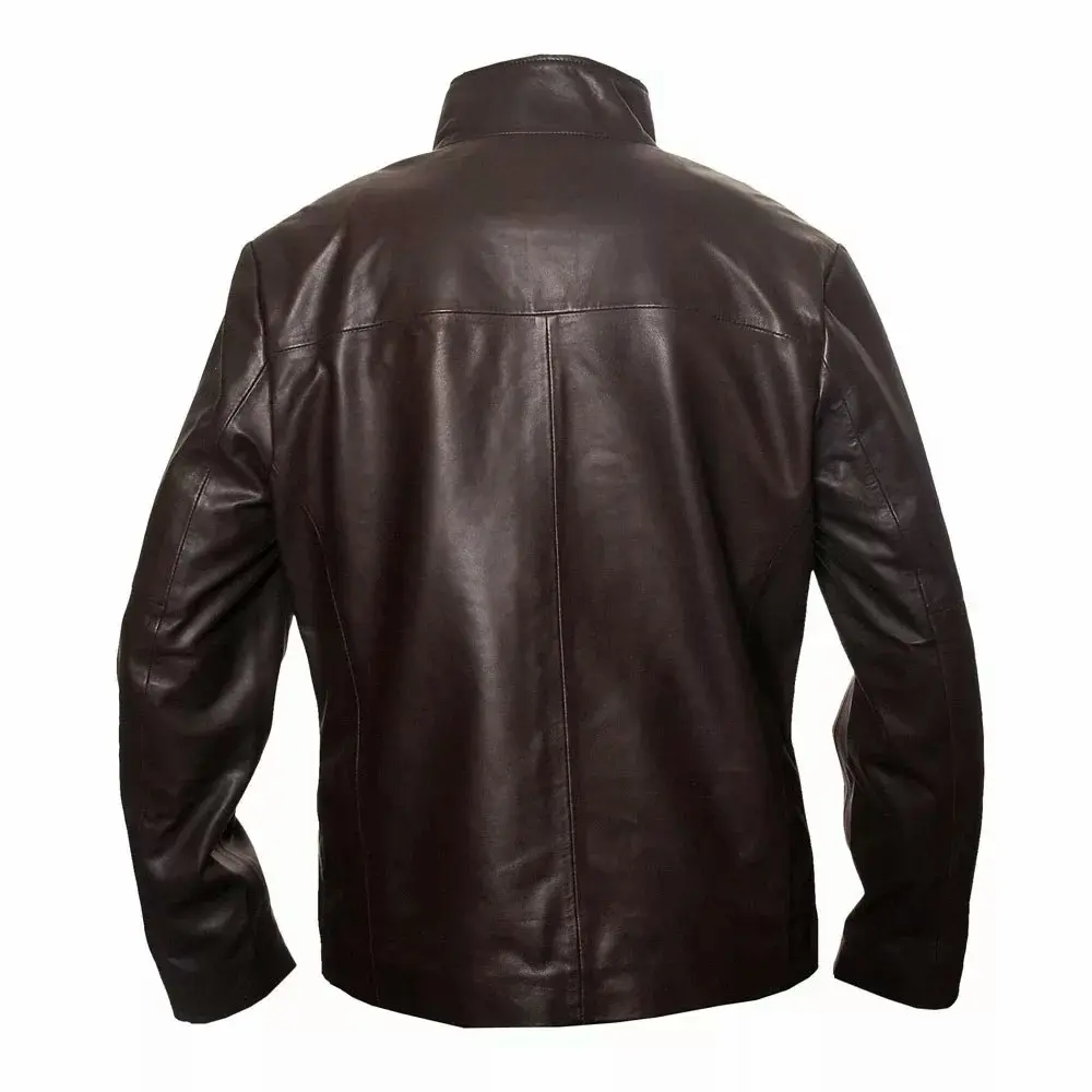 Zipper Classic Leather Jacket