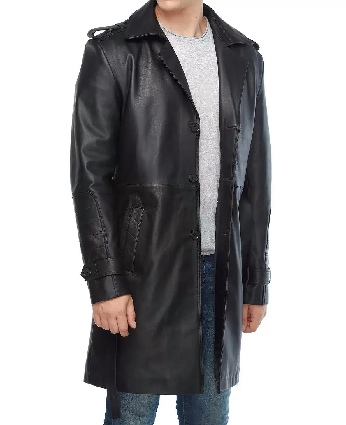 Men’s Long Trench Coat