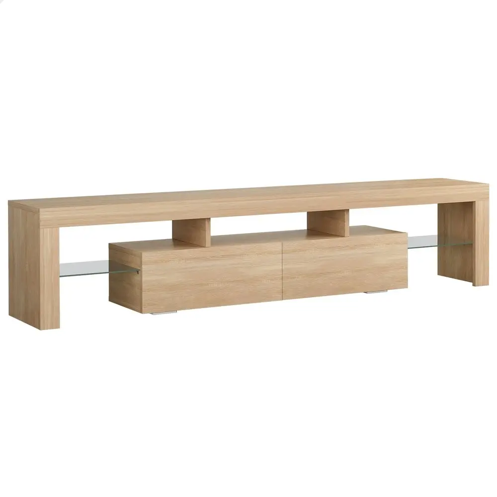 Alfordson Entertainment Unit 180cm LED Oak