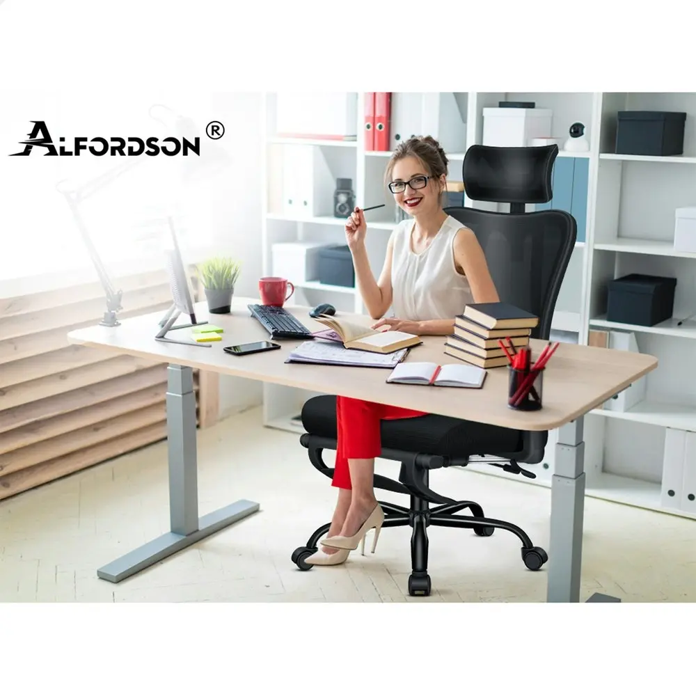 Alfordson Ergonomic Executive Mesh Office Chair All Black